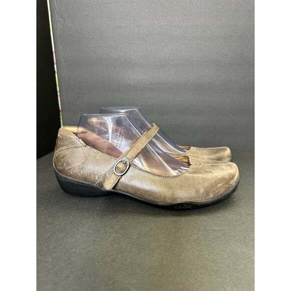 Taos Womens size 10 Ta Dah Leather Mary Jane Flats Leather Shoes - Picture 11 of 11